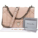 Christian Dior Leather Diorama Crossbody Flap Bag
