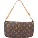 Louis Vuitton Canvas Monogram Pochette Accessoire Handbag