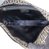Fendi FF Monogram Baguette Buckle Shoulder Bag