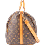 Louis Vuitton Canvas Monogram Keepall 55 Bandouliere