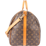 Louis Vuitton Canvas Monogram Keepall 55 Bandouliere
