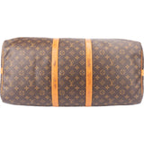 Louis Vuitton Canvas Monogram Keepall 55 Bandouliere