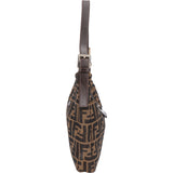 Fendi FF Monogram Baguette Buckle Shoulder Bag