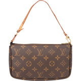 Louis Vuitton Canvas Monogram Pochette Accessoire Handbag