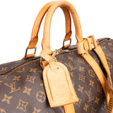 Louis Vuitton Canvas Monogram Keepall 55 Bandouliere
