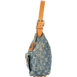 Louis Vuitton Denim Monogram Baggy PM Shoulder Bag