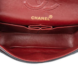 Chanel Quilted Lambskin 24K Gold Small Double Flap Crossbody Bag