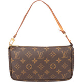 Louis Vuitton Canvas Monogram Pochette Accessoire Handbag