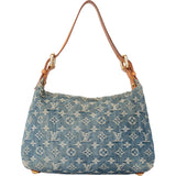 Louis Vuitton Denim Monogram Baggy PM Shoulder Bag