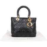 Christian Dior Quilted Leather Lady Dior Handbag