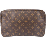 Louis Vuitton Canvas Monogram Trousse Toilette 28 Clutch