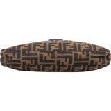 Fendi FF Monogram Baguette Buckle Shoulder Bag