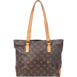 Louis Vuitton Canvas Monogram Cabas Piano Shoulder Bag
