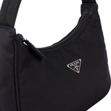 Prada Black Nylon Triangle Nylon Vintage Re-Edition Handbag