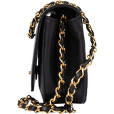 Chanel Quilted Lambskin 24K Gold Single Flap Shoulder Bag