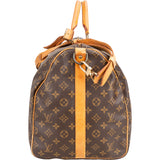 Louis Vuitton Canvas Monogram Keepall 55 Bandouliere