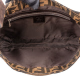 Fendi FF Monogram Baguette Buckle Shoulder Bag
