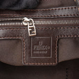 Fendi FF Monogram Baguette Buckle Shoulder Bag
