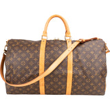 Louis Vuitton Canvas Monogram Keepall 50 Bandouliere