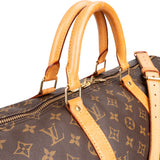 Louis Vuitton Canvas Monogram Keepall 50 Bandouliere