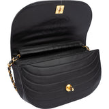 Chanel Quilted Lambskin 24K Gold Single Flap Shoulder Bag