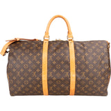 Louis Vuitton Canvas Monogram Keepall 50 Bandouliere