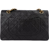 Chanel Quilted Lambskin 24K Gold Medium Double Flap Crossbody Bag