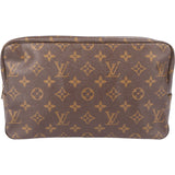 Louis Vuitton Canvas Monogram Trousse Toilette 28 Clutch