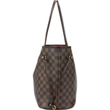 Louis Vuitton Damier Ebene Monogram Neverfull MM Shopper Handbag