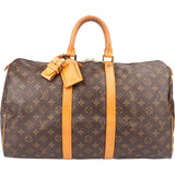 Louis Vuitton Canvas Monogram Keepall 45