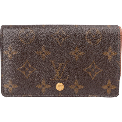 Louis Vuitton Canvas Monogram Tresor Wallet
