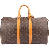 Louis Vuitton Canvas Monogram Keepall 45