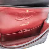 Chanel Quilted Lambskin 24K Gold Medium Double Flap Crossbody Bag