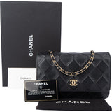 Chanel Quilted Lambskin Wallet On Chain Crossbody Bag