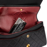 Chanel Quilted Lambskin 24K Gold Medium Double Flap Crossbody Bag