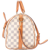 Louis Vuitton Damier Azur Monogram Speedy 30 Bandouliere