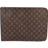 Louis Vuitton Canvas Monogram Laptop Clutch