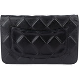 Chanel Quilted Lambskin Wallet On Chain Crossbody Bag