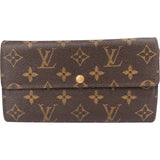 Louis Vuitton Canvas Monogram Sarah Wallet
