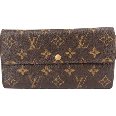 Louis Vuitton Canvas Monogram Sarah Wallet
