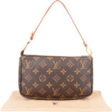 Louis Vuitton Canvas Monogram Pochette Accessoire Handbag