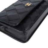 Chanel Quilted Lambskin Wallet On Chain Crossbody Bag