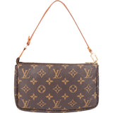 Louis Vuitton Canvas Monogram Pochette Accessoire Handbag