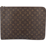 Louis Vuitton Canvas Monogram Laptop Clutch