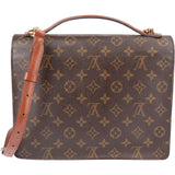 Louis Vuitton Canvas Monogram Monceau Handbag