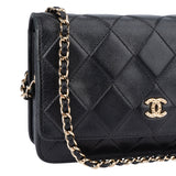 Chanel Quilted Lambskin Wallet On Chain Crossbody Bag
