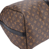 Louis Vuitton Canvas Monogram Macassar Keepall Bandouliere 55