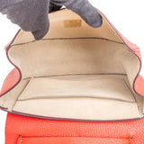 Chloé Rouge Leather Drew Crossbody Bag