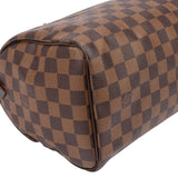 Louis Vuitton Damier Ebene Monogram Speedy 25 Handbag