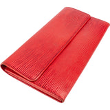 Louis Vuitton Rouge Epi Leather Sarah Wallet